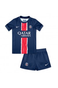 Paris Saint-Germain Babytruitje Thuis tenue Kind 2024-25 Korte Mouw (+ Korte broeken)